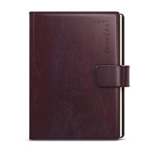 Daily Diary 2025 Ctirad with cutout - Manager A5 - burgundy