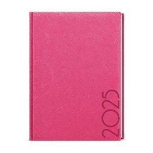 Daily Diary 2025 David Tora A5 - pink