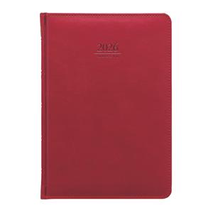 Daily diary 2026 Slovak A5 Gemma - red