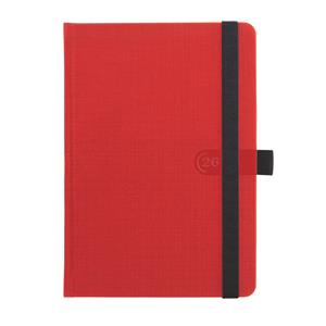 Daily diary 2026 Slovak A5 Trendy - red