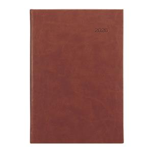 Daily diary 2026 Slovak A5 Viva - brown
