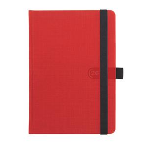 Daily diary 2026 Trendy A5 - red