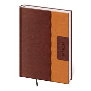 Daily diary A5 2023 Classic - brown/brown