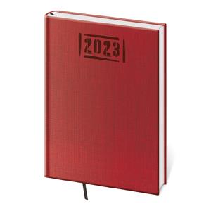 Daily diary A5 2023 Coco - red