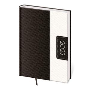 Daily diary A5 2023 Erie - black/white
