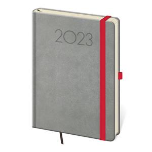Daily diary A5 2023 New Praga - dark grey