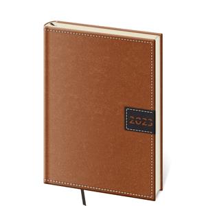 Daily diary A5 2023 Toledo - brown