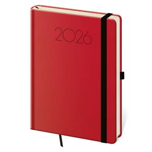 Daily diary A5 2026 New Praga - red