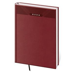 Daily diary A5 2026 Print Classic - english red