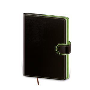 Daily diary B6 2023 Flip - black/green