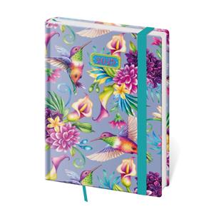 Daily diary B6 2025 Vario - Romantic with rubber band