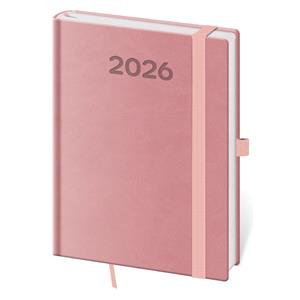 Daily diary B6 2026 Print Pop - pink