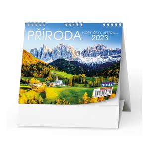 Desk Calendar 2023 IDEAL - Nature, Mountain, River, Lake…