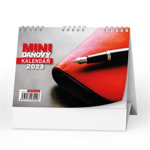 Desk Calendar 2023 Mini tax Red