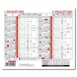 Desk Calendar 2023 Planning Card