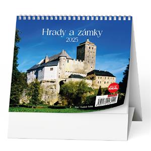 Desk Calendar 2025 IDEÁL - Castles and chateaux