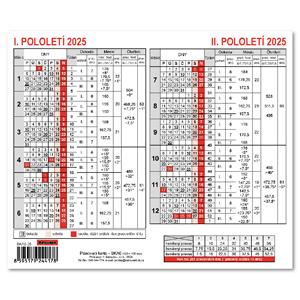 Desk Calendar 2025 Planning Card