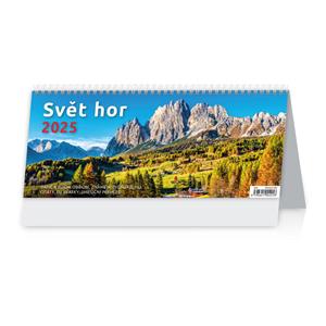Desk Calendar 2025 - The World Mountains
