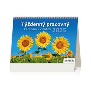 Desk Calendar 2025 - Week Calendar with quotes