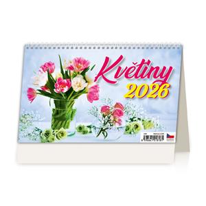Desk calendar 2026 - Flowers