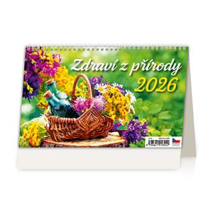 Desk calendar 2026 - Health from nature - 14 days