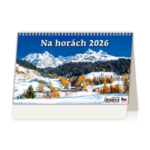 Desk calendar 2026 - In the mountains - 14 days