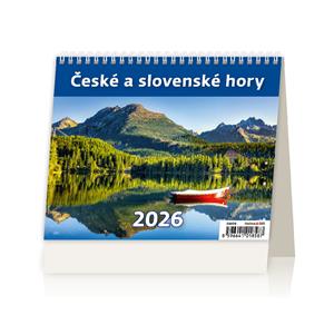 Desk calendar 2026 - MiniMax Czech and Slovak mountains