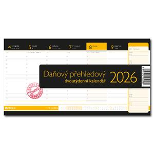Desk calendar 2026 - Tax overview