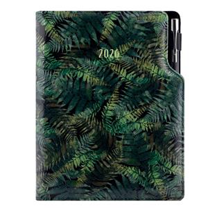 Diář DESIGN weekly A5 2026 CZ - black - Fern
