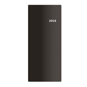 Diary 2016 pocket - Torino monthly - black