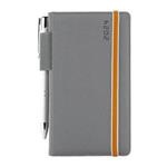 Diary AMOS weekly pocket 2024 Slovak - grey/orange rubber band