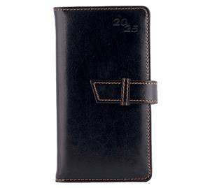Diary BELT weekly pocket 2025 Slovak - brown/biege