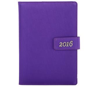 Diary Briliant weekly A5 2016 Polish - violet