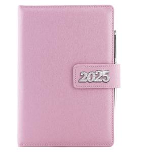 Diary BRILIANT weekly B6 2025 - light pink