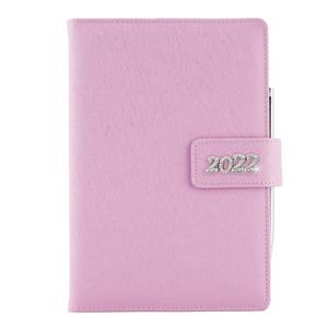 Diary BRILIANT weekly special A5 2022 - light pink