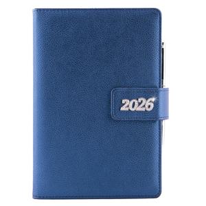Diary BRILLIANT daily A5 2026 Czech - dark blue