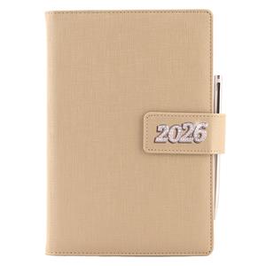 Diary BRILLIANT daily A5 2026 Czech - gold