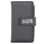 Diary BRILLIANT weekly pocket 2024 Slovak - black