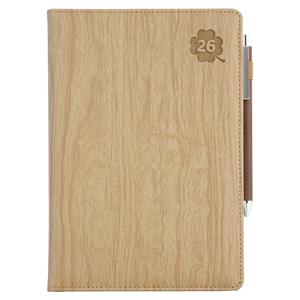 Diary CORA weekly A5 2026 Czech - beige