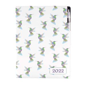 Diary DESIGN daily A4 2022 - Hummingbird