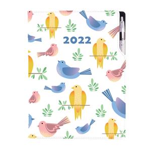 Diary DESIGN daily A4 2022 PL - Birds