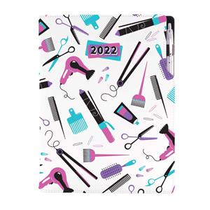 Diary DESIGN daily A4 2022 PL - Hairdresser