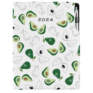 Diary DESIGN daily A4 2024 - Avocado