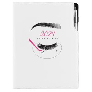 Diary DESIGN daily A4 2024 - Eyelashes