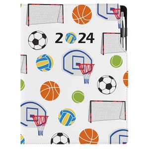 Diary DESIGN daily A4 2024 - Sport
