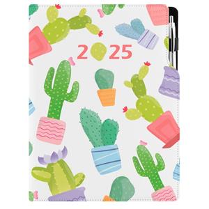Diary DESIGN daily A4 2025 PL - Cactus