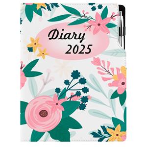Diary DESIGN daily A4 2025 PL - Flowers