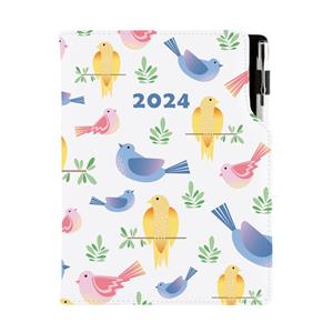 Diary DESIGN daily A5 2024 CZ - Birds