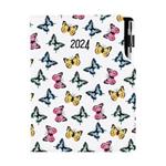 Diary DESIGN daily A5 2024 CZ - Color Butterfly