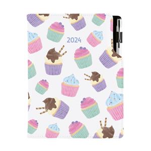 Diary DESIGN daily A5 2024 CZ - Cupcake